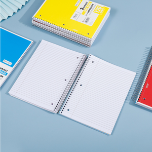 <span class=keywords><strong>3</strong></span> đối tượng xoắn ốc thành phần máy tính xách tay với thủng dòng và lỗ trang Divider rộng lót màu Cuốn sách tập thể dục coilbook - Product Image 5