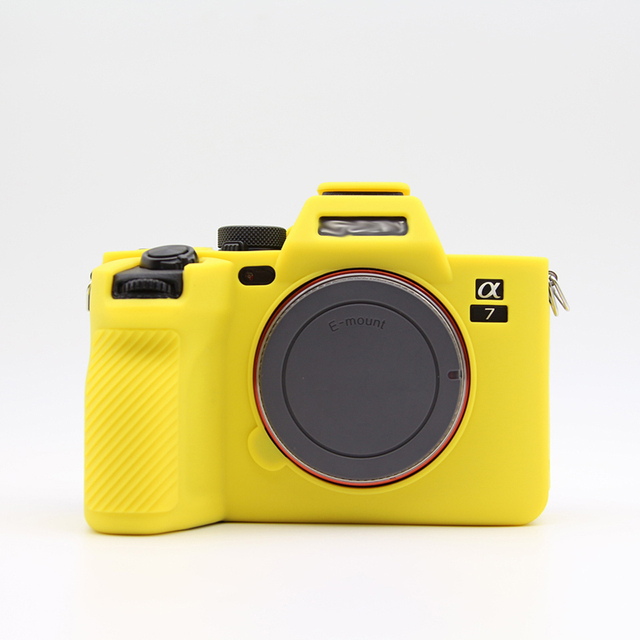 Mirrorless Camera Accessories Soft Silicone Full Cover Protection Camera Case for Sony A7M4 A74 A7 IV