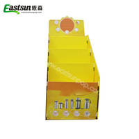 Boîte de présentation de comptoir en carton ondulé kraft pliable avec fermeture magnétique, logo personnalisé, design élégant en relief, impression offset pour jouets