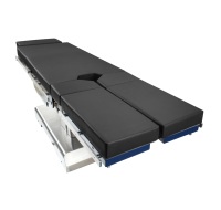 Table d'opération électrique hydraulique allemande avec plaque de repose-jambes électrique, marquage CE