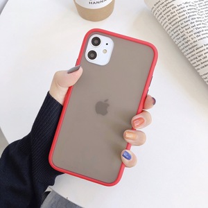 Ốp Lưng Trong Suốt Mờ Mờ Da Em Bé Hybrid TPU PC Armor Vỏ Điện Thoại Cho Samsung <span class=keywords><strong>Iphone</strong></span> 11 Pro Max XS XR X <span class=keywords><strong>6</strong></span> 7 8 Plus Ốp Lưng - Product Image 2