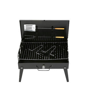 Barbecue pliable en acier, portable, au charbon de bois, pour usage domestique - Product Image 4