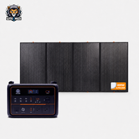 Stasiun Tenaga Portabel Surya 2400W 2812Wh dengan Baterai Semi-Solid State BMS Pintar yang Menggunakan Sensor Suhu -40 ° Perlindungan Suhu Rendah