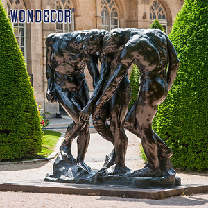 Famosa Decoración de Jardín al Aire Libre, Escultura Clásica de Hombre en Bronce, Estatua de Rodin <span class=keywords><strong>Shadow</strong></span> - Product Image 6