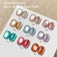 Vente en gros 16 couleurs miroir clair de lune porcelaine blanche matière première vernis à gel en vrac platine gel oeil de chat en vrac