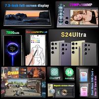Teléfonos Originales S24 Ultra, Smartphones S24 Ultra 16gb+1tb 5g, Teléfono Móvil con Doble SIM, Smartphone S24 Ultra 5g
