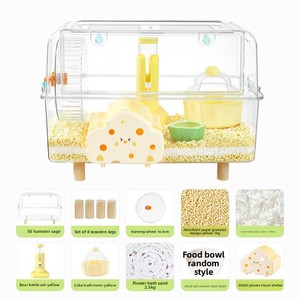 Gabbia per Criceti Trasparente Extra Large in Acrilico, Lussuosa Villa Spaziosa per Piccoli Animali, Recinto per Criceti Siriani - Vendita all'Ingrosso - Product Image 3