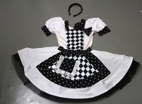 Manches courtes adulte et enfant Performance robe de danse fille Ballet Tutu Costumes Style occidental justaucorps pour vêtements de scène et entraînement