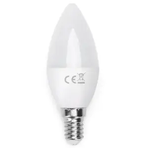 Lampadina LED C37 E14 10W 3000K, luce calda ed efficiente, ideale per l'illuminazione ambientale in case e negozi. - Product Image 3