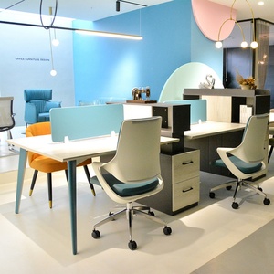 Poste de travail de bureau modulaire avec cloison, mobilier de bureau en cellules, bureau de poste de travail - Product Image 4