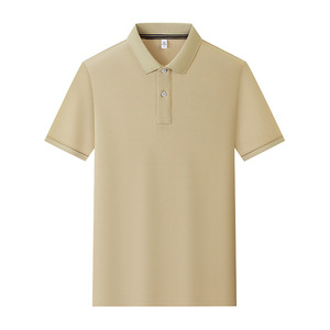 Promotional Polo Shirt Solid Color Cotton Short Sleeve Daily Wear Uniforms - Product Image 4