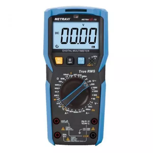 Multímetro Digital Metravi Metrasafe-10 TRMS 0-1000V 0-20A, Resistente al Polvo, Pantalla de 4 Dígitos, Indicador de Batería Baja, Precisión (0.1%+4) - Product Image 2