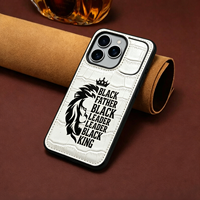 Coque de téléphone de protection en gros pour gravure laser, coque de téléphone en cuir avec design laser, étuis de téléphone portable en cuir pour cadeaux