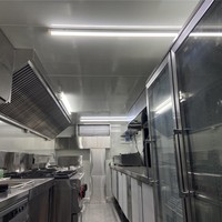 Remorque mobile de concession pour la vente de restauration rapide et de crèmes glacées avec fenêtre de service pour l'exploitation commerciale en extérieur