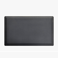 Tapis PVC Anti-Fatigue à Texture Subtile et Confort Supérieur, Placages Bois, Antidérapant, Imperméable, Épaisseur 19mm, S'intègre à Toute Cuisine ou Bureau