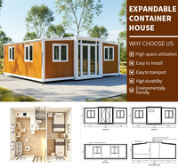 Casa Contenedor Expandible Resistente a Terremotos para Chile y Argentina, Vivienda Modular Prefabricada Moderna para Sitios Mineros Remotos