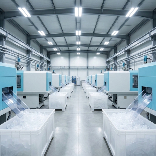 Custom PC Polycarbonate Flame Retardant V0 Plastic Injection Molded Parts for Industrial Equipment