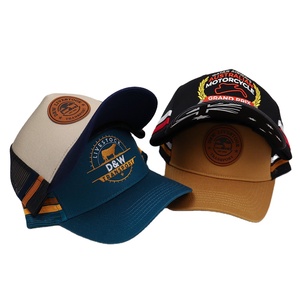 Australia popolare su misura 3d ricamo logo <span class=keywords><strong>paese</strong></span> camionista cappuccio profondo per <span class=keywords><strong>la</strong></span> testa grande cappuccio con 2 strisce sull'etichetta laterale - Product Image 1