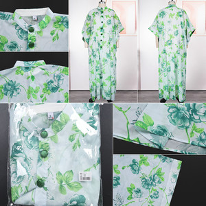 Vestidos Africanos Plus Size para Mulheres, Casuais e Elegantes, com Mangas em Forma de Morcego, Impressão Digital em Chiffon + Conjunto de Vestido Interno para Igreja - Product Image 6