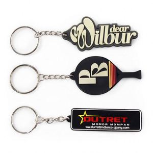 Promotional Company Brand Pvc Keyring 2d Logo Letter with Custom Rubber Gift <b>Key</b> <b>Chain</b> Personalized Soft Pvc Keychain - Product Image 3