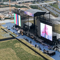 Estructura de Iluminación para Escenarios de Instalación Rápida y Fácil Montaje, Resistente a la Oxidación, Estructura Modular para Eventos y Conciertos