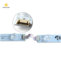 Module LED en alliage d'aluminium Illuminedge avec lumière du jour 6000K et fonction d'alerte et de gradation pour caissons lumineux double face