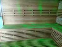 Sauna traditionnel intérieur de haute qualité en bois de pruche canadien avec chauffage de 6000 W