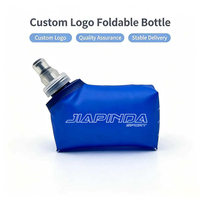 Bouteille d'hydratation pliable de 350 ml sans BPA, anti-fuite, pour la course à pied, le marathon, les sports de plein air, JIA PIN DA