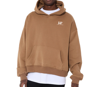 Sudadera con Capucha de Forro Polar para Hombre, Corte Regular, Estilo Urbano, Tejido Grueso, OEM, Deportiva, Cálida, Transpirable, Venta al Por Mayor - Product Image 1