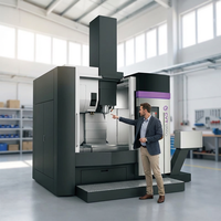 Centre d'usinage numérique avancé à colonne unique pour métaux avec broche haute vitesse pour tour vertical CNC de quincaillerie
