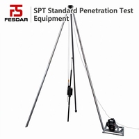 Equipo de Prueba de Penetración Dinámica del Suelo SPT con Muestreador Completo y Conjunto de Accionamiento