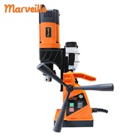 Perceuse magnétique industrielle haute puissance Marveille MW-N4000Rc avec table de travail pour le perçage et le taraudage de métaux