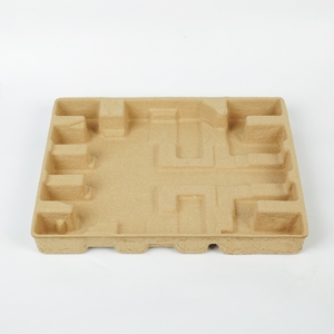Bandeja Interior de Embalaje de Pulpa Moldeada, Inserto de Papel Seco Personalizado, Biodegradable y Reciclado Ecológico - Product Image 1