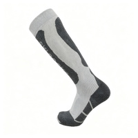 Chaussettes de ski montantes en tricot pour homme, personnalisées, en tissu éponge standard, absorbant l'humidité, antibactériennes, thermiques, chaudes et résistantes à l'usure pour le snowboard