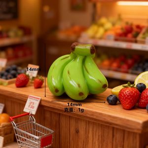 Miniatura de Comida Simulada: <span class=keywords><strong>Lichi</strong></span> y Fresa, Bonitos Accesorios Decorativos DIY en Caja Sorpresa - Product Image 4