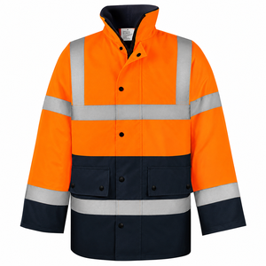Chaqueta <span class=keywords><strong>de</strong></span> Seguridad Invernal Reflectante Impermeable <span class=keywords><strong>de</strong></span> Alta Visibilidad ANSI Clase 2, <span class=keywords><strong>Ropa</strong></span> <span class=keywords><strong>de</strong></span> <span class=keywords><strong>Trabajo</strong></span> Oxford con Logotipo Personalizado para Construcción, Minería e Ingeniería - Product Image 1