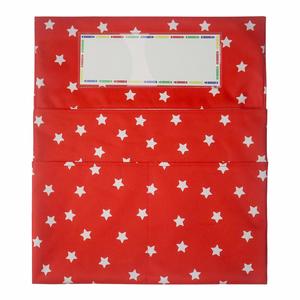Chairback Buddy Fabric Pocket Chart with 3 Pockets 1 Student <b>Name</b> <b>Tag</b> Foldable 100% Polyester Classroom Chair Organizer - Product Image 6