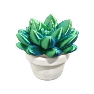 Bonsái suculento artificial impreso en 3D, juguete novedoso para decoración de escritorio, flores impresas en 3D, adornos en maceta, juguete - Product Image 1