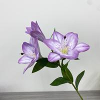 Fleurs de série violettes de haute qualité pour la décoration de mariage Fleur de lys rose en soie Hortensia et iris violet clair