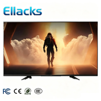 Téléviseur LED QLED 32 43 50 55 65 75 85 pouces, téléviseur intelligent 50 pouces 4K DVB T2 avec option satellite, téléviseurs intelligents avec Android Wifi