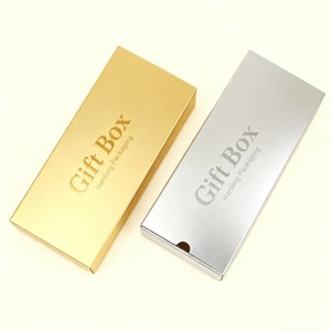 Luxury Silver/gold Card Paper Box for Gift Digital Printing Paper Box for Gift Biodegradable Fashion Gift Paper Box - Product Image 4