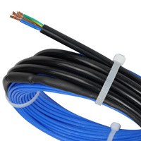 Cable calefactor eléctrico 120V/220V/230V/240V 12 W/m y 3,14 W/FT Salida CE EAC Certificado 15 años de garantía Envío rápido desde fábrica