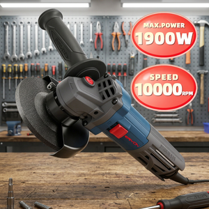 Smerigliatrice Angolare Brushless di Alta Qualità 125MM, Potenza Massima 1900W con Velocità Variabile da 3000 a 10000 RPM - Product Image 1