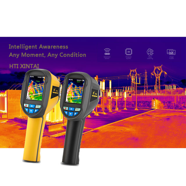 HTI Handheld HT-02d Infrared Thermal Imager Thermometer Industrial Thermal Camera