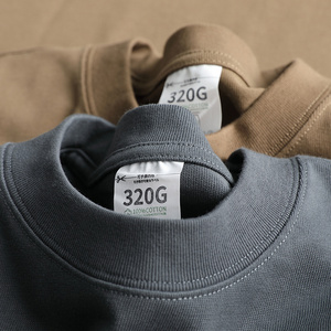T-shirt da Uomo <span class=keywords><strong>Oversize</strong></span> Personalizzata in Cotone Pesante Girocollo Stampa Grafica DTG di Alta Qualità Stile Streetwear Boxy da Produttore - Product Image 1