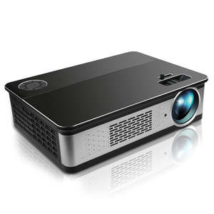 Proyector A6000 al mejor <span class=keywords><strong>precio</strong></span>, 1080P, 5800 lúmenes, portátil para dormitorio, corrección Manual, proyector inteligente - Product Image 1