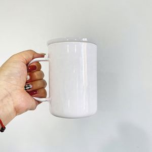 Mugs à café en verre colorés de 17 oz pour sublimation, avec couvercles en plastique PP, pour camping, en stock aux États-Unis - Product Image 5