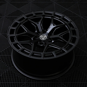 Ruota forgiata fuoristrada nera lucida 8x165.1 8x170 8x180 8x8x200 Design SUVs picktruck 4x4 fuoristrada ruote per veicoli fuoristrada - Product Image 2