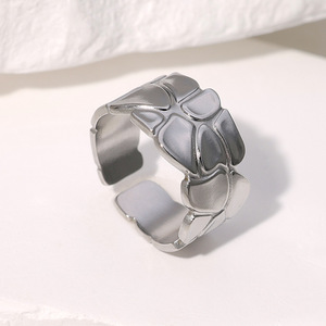 Mode Offre Spéciale Minimaliste Or/Argent Hip-Hop Bijoux En Acier Inoxydable Bijoux Punk Ouvert Anneaux - Product Image 4