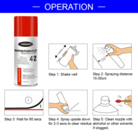 Adhésif époxy multi-usages en spray, séchage rapide, transparent, repositionnable pour l'artisanat, le papier photo, le tissu, le feutre, la mousse, le bois, le carton